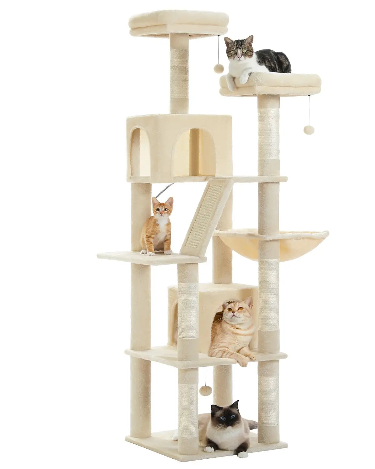 Large Multi-Level Cat Tree Tower for Indoor Cats