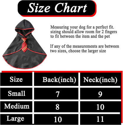 Cat Wizard Cape with Tie, close-up of the cape