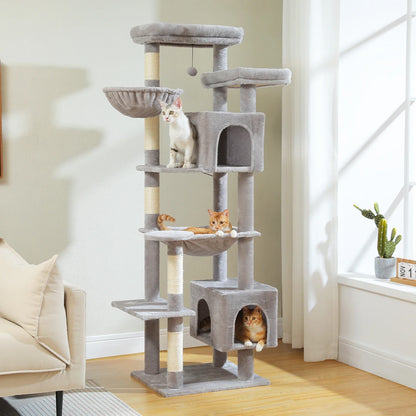 Large Multi-Level Cat Tree Tower for Indoor Cats