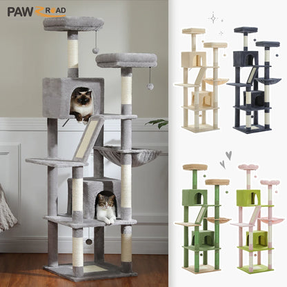 Large Multi-Level Cat Tree Tower for Indoor Cats